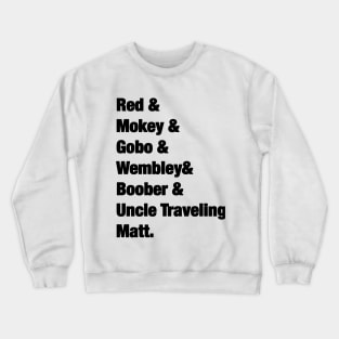 Fraggle Rock Names Crewneck Sweatshirt